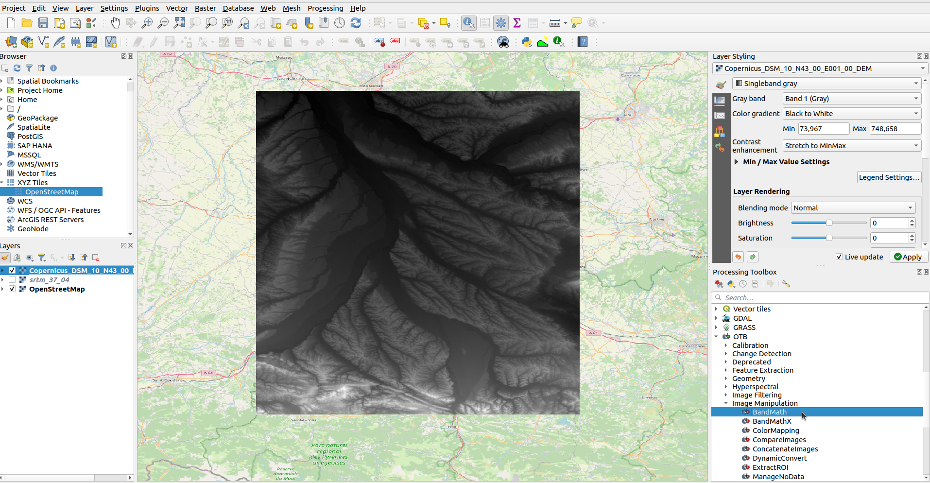 image info